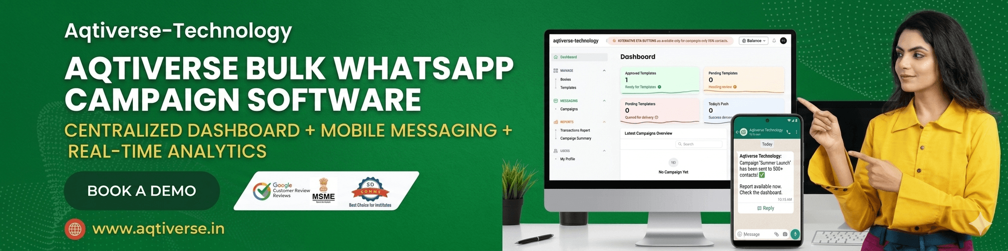 WhatsApp Bulk Messaging Software + Campaign Automation System Only 0.22 paysa per sms